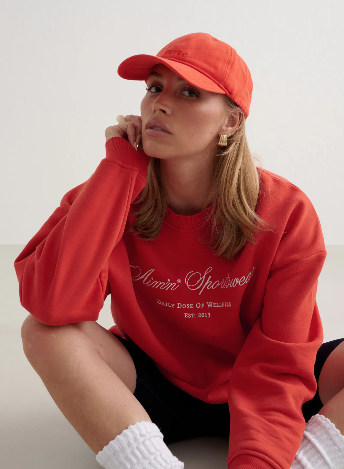 Heritage Red Small Logo Cap - Image 5