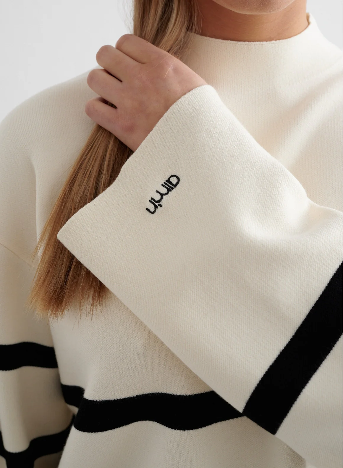 Almond White Perfect Knit Long Sleeve - Image 5