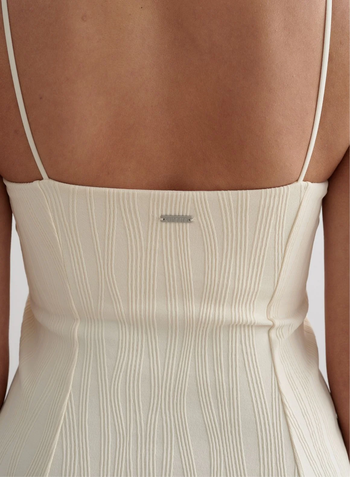 Almond White Tulip Dress - Image 5