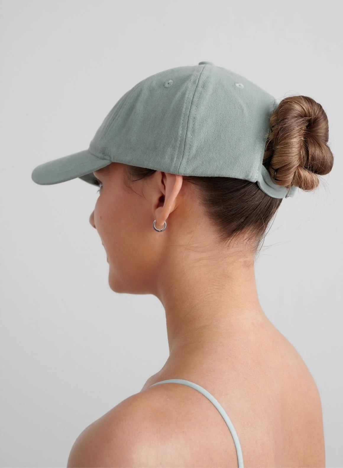 Aqua Small Logo Cap - Image 4