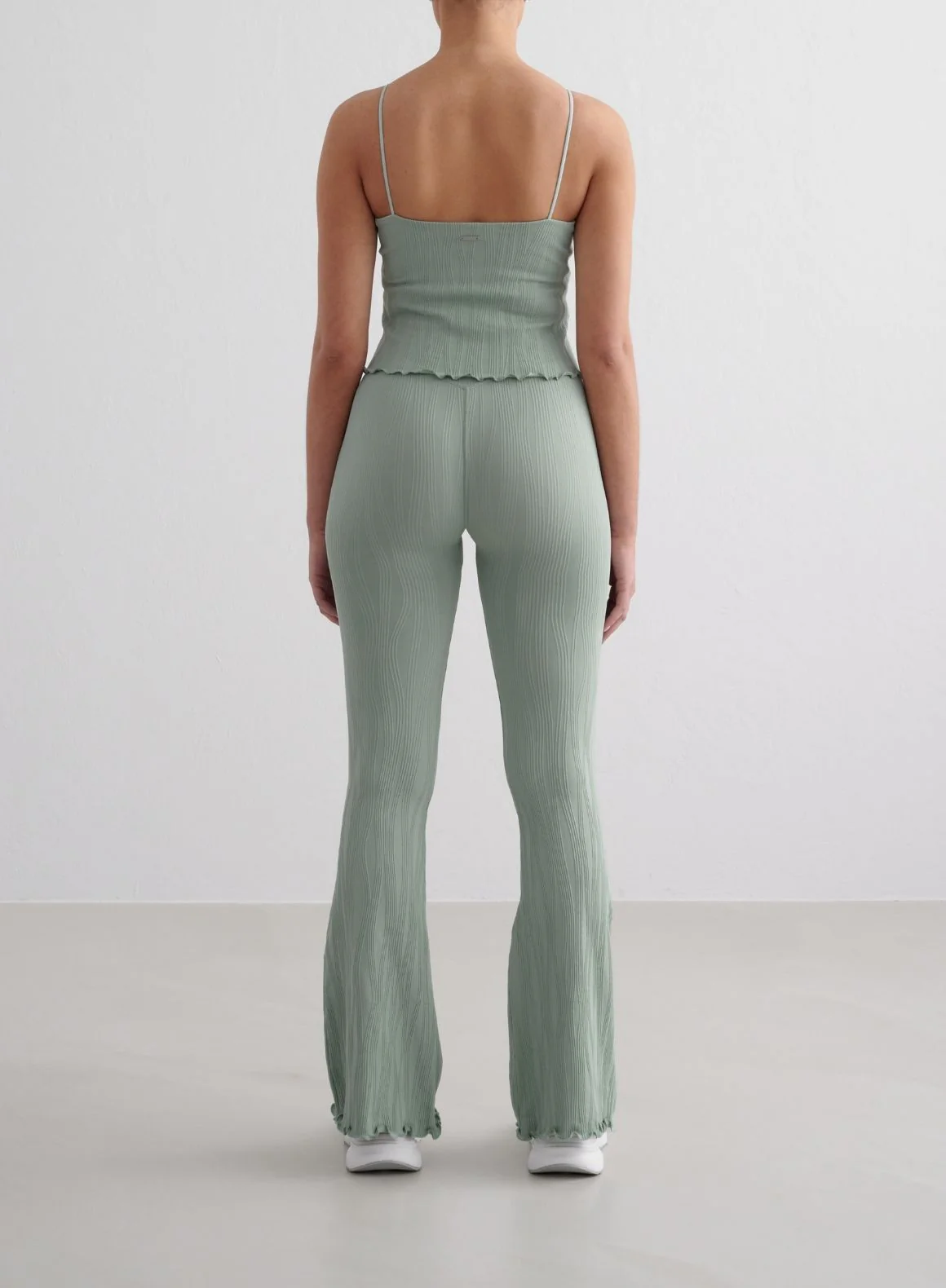 Aqua Tulip Flare Tights - Image 2