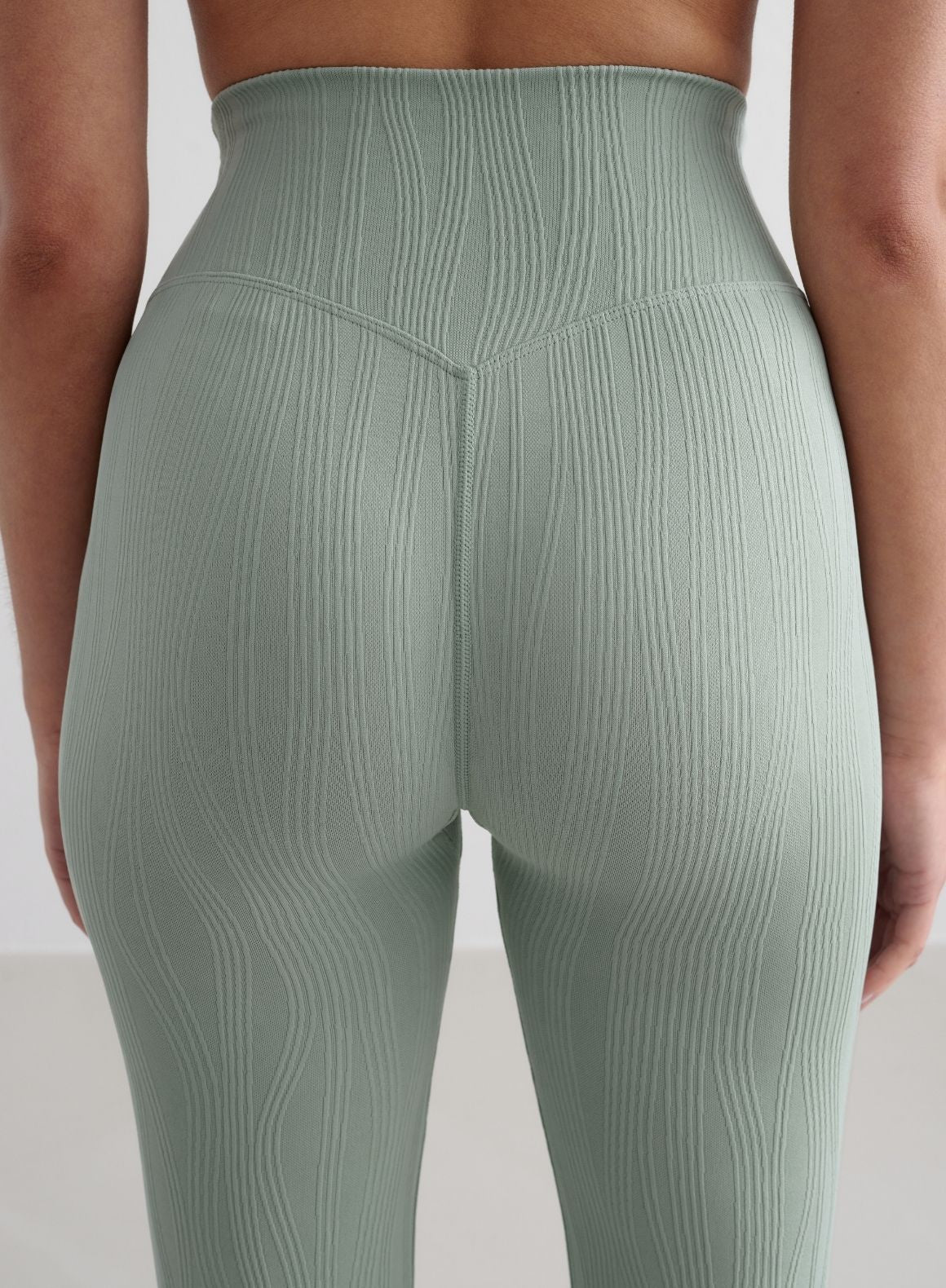 Aqua Tulip Flare Tights - Image 5