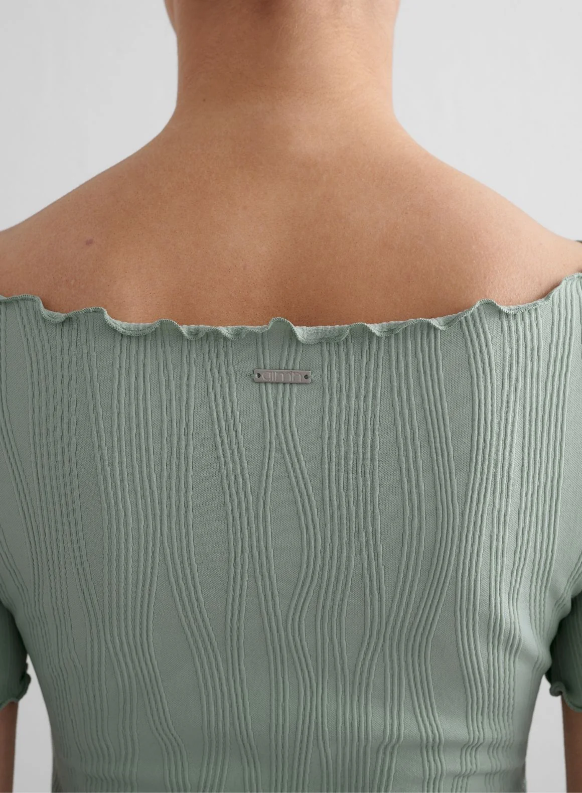 Aqua Tulip Short Sleeve Top - Image 5