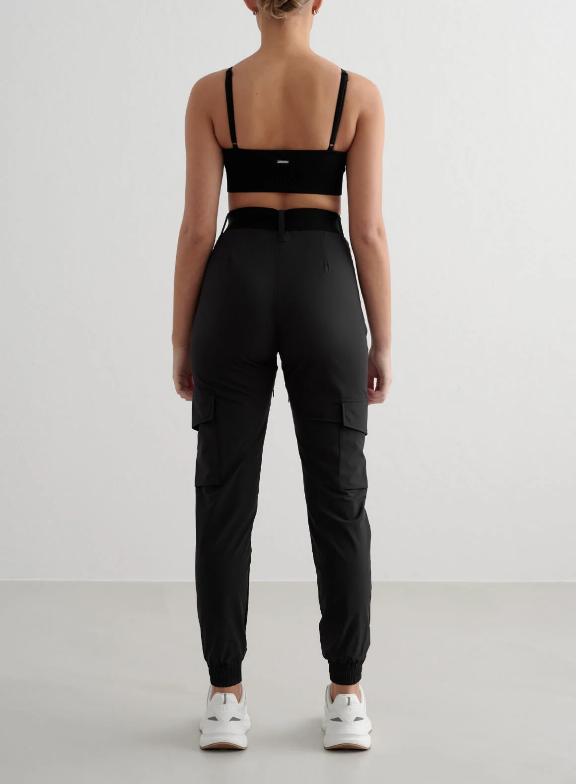 Black Cargo Pants - Image 2