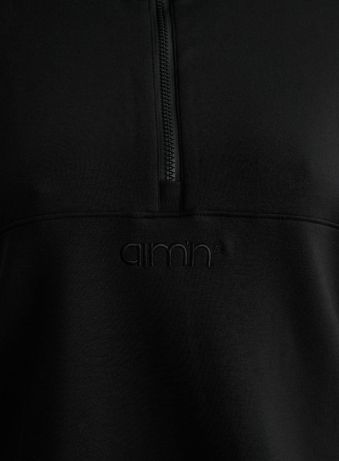Black Comfy Modal Half Zip - Image 6