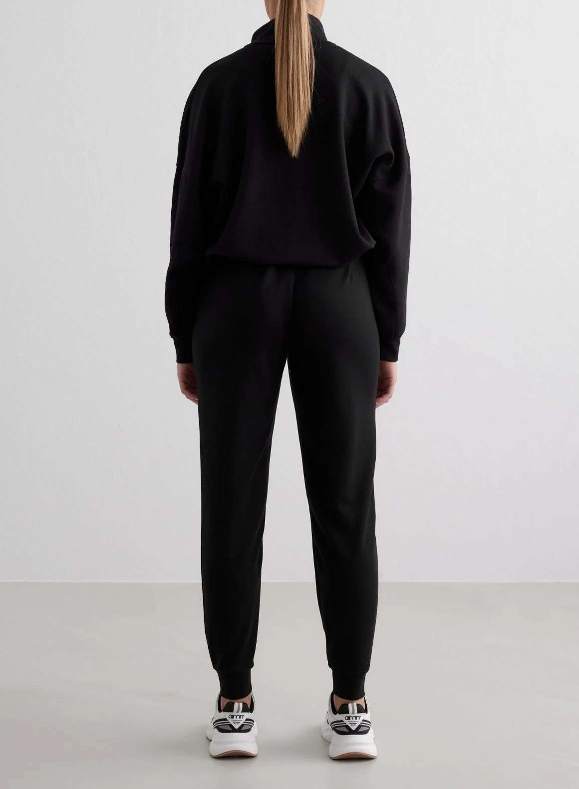 Black Comfy Modal Pants - Image 2