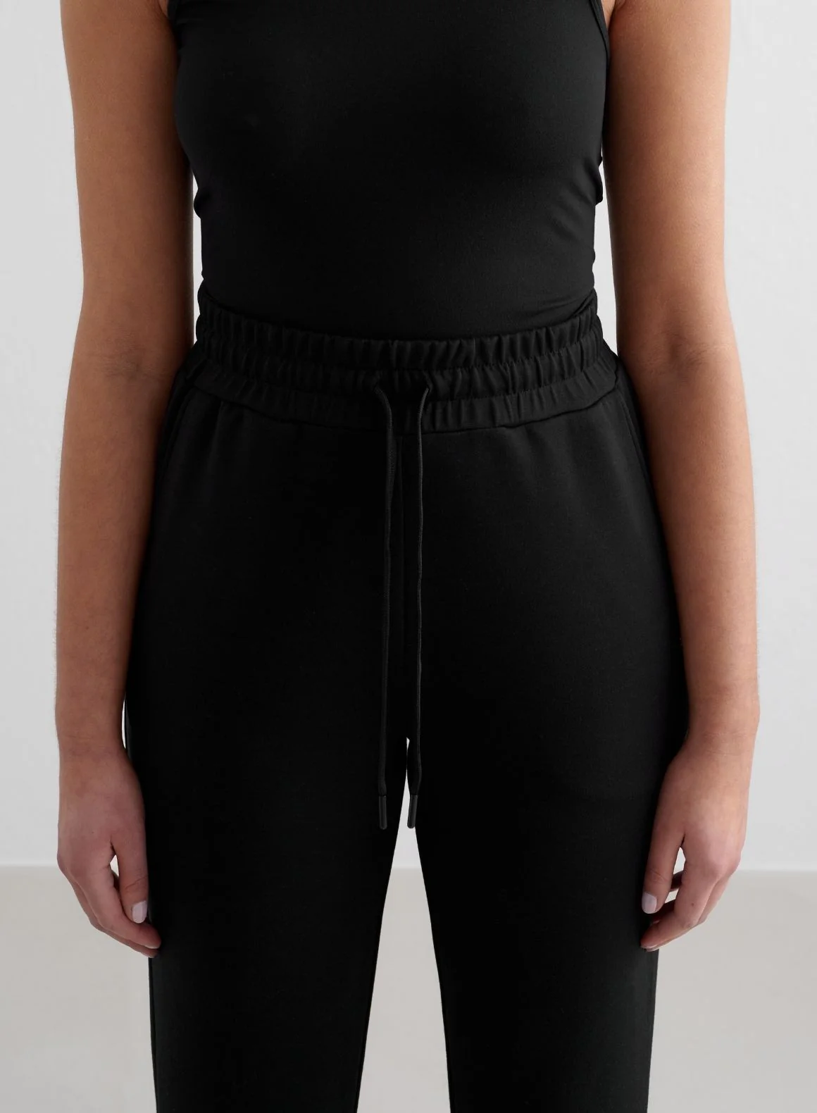 Black Comfy Modal Pants - Image 3