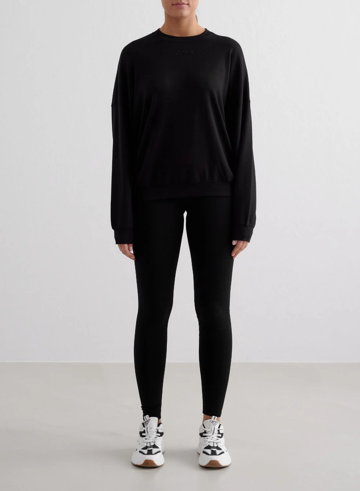 Black Comfy Modal Sweatshirt - Image 3