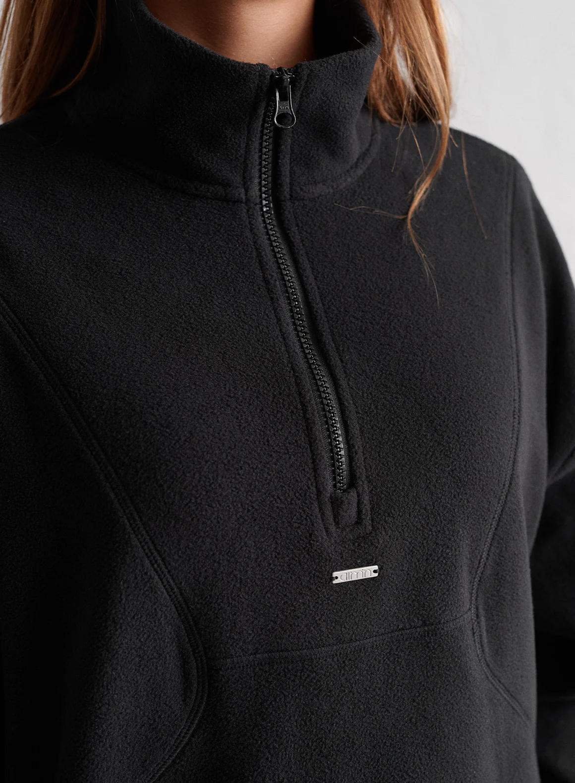 Black Fleece Half Zip - Image 3