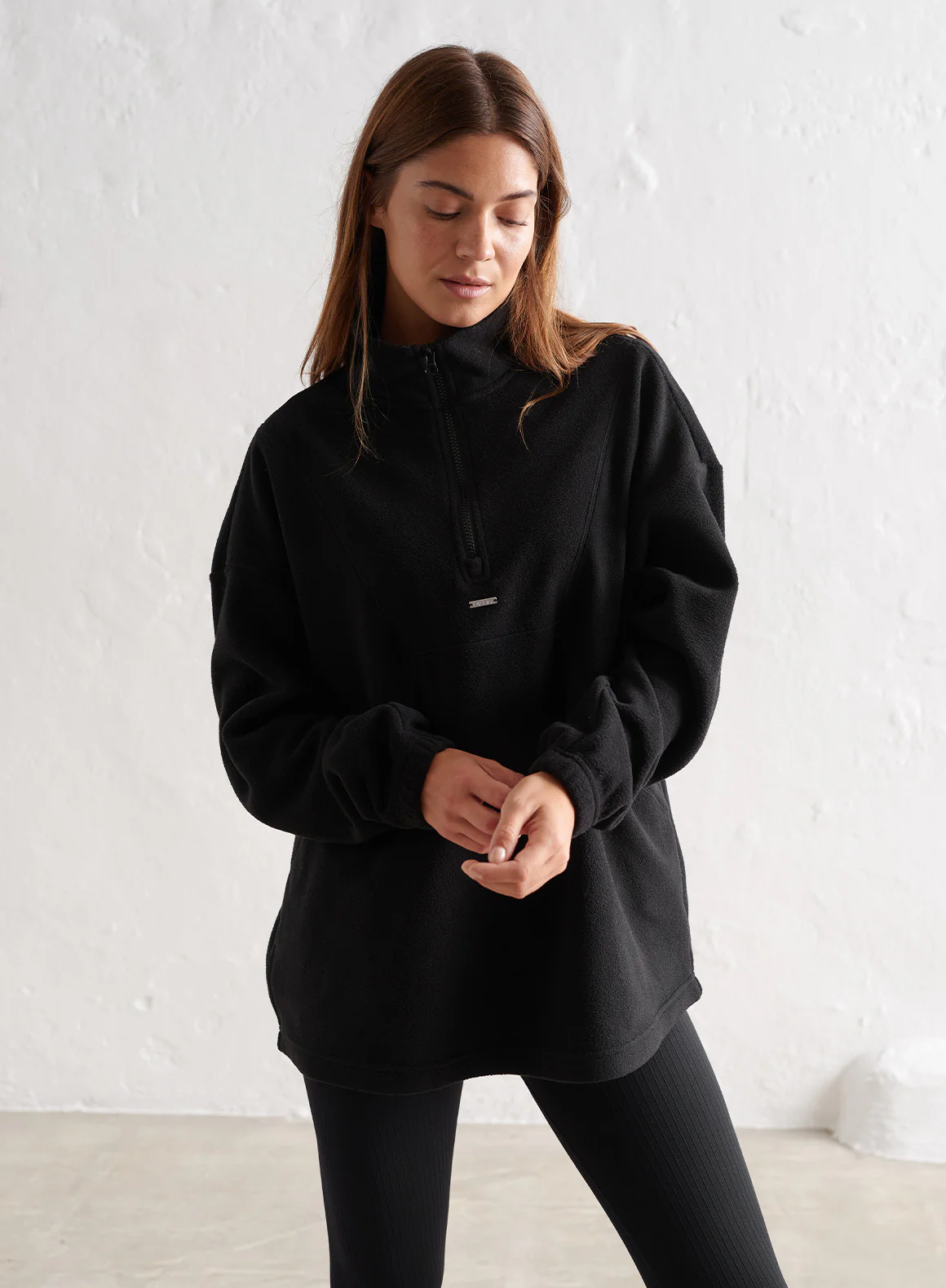 Black Fleece Half Zip - Image 6