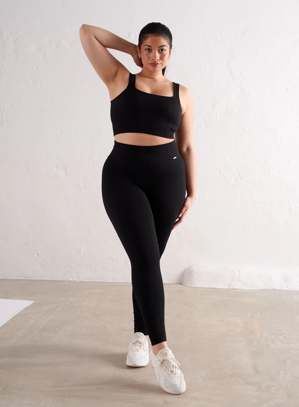 Black Luxe Seamless Tights - Image 10
