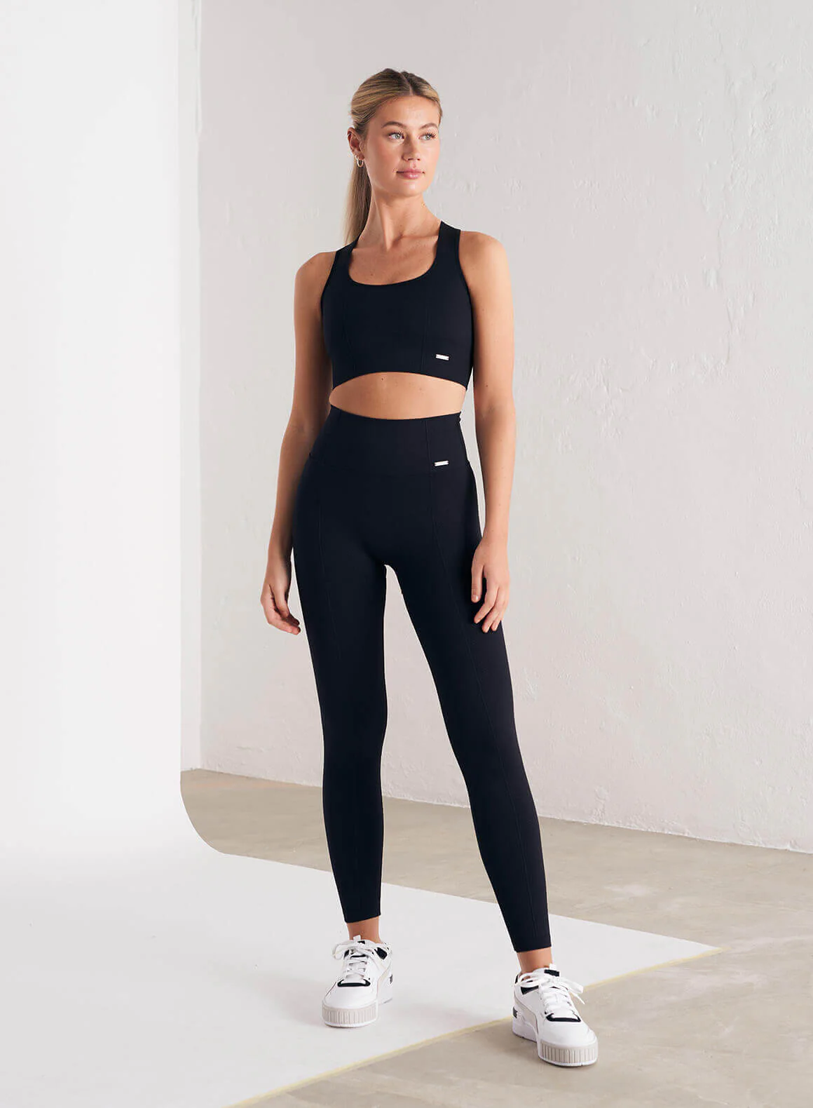 Black Luxe Seamless Tights - Image 11