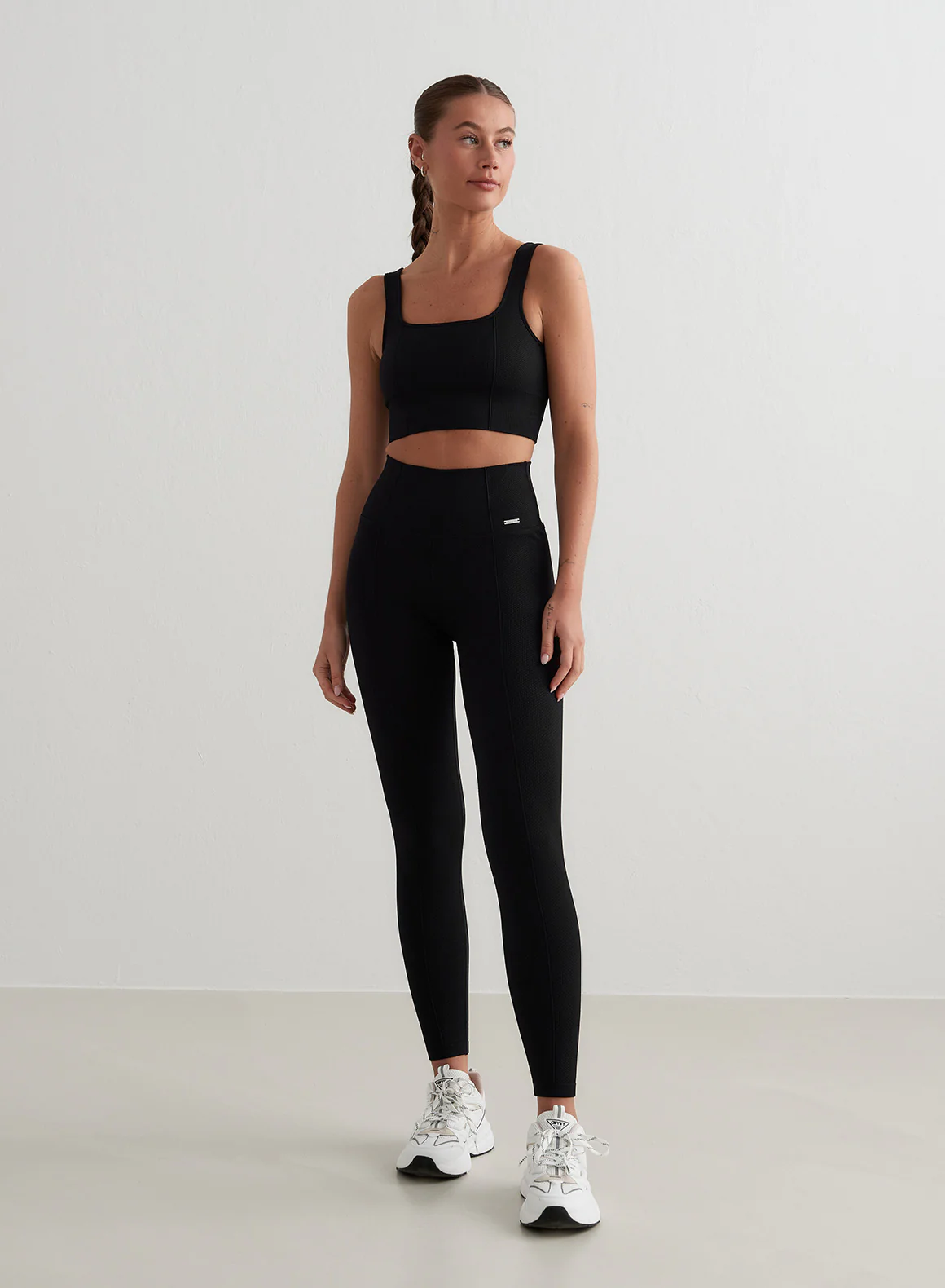 Black Luxe Seamless Tights - Image 7