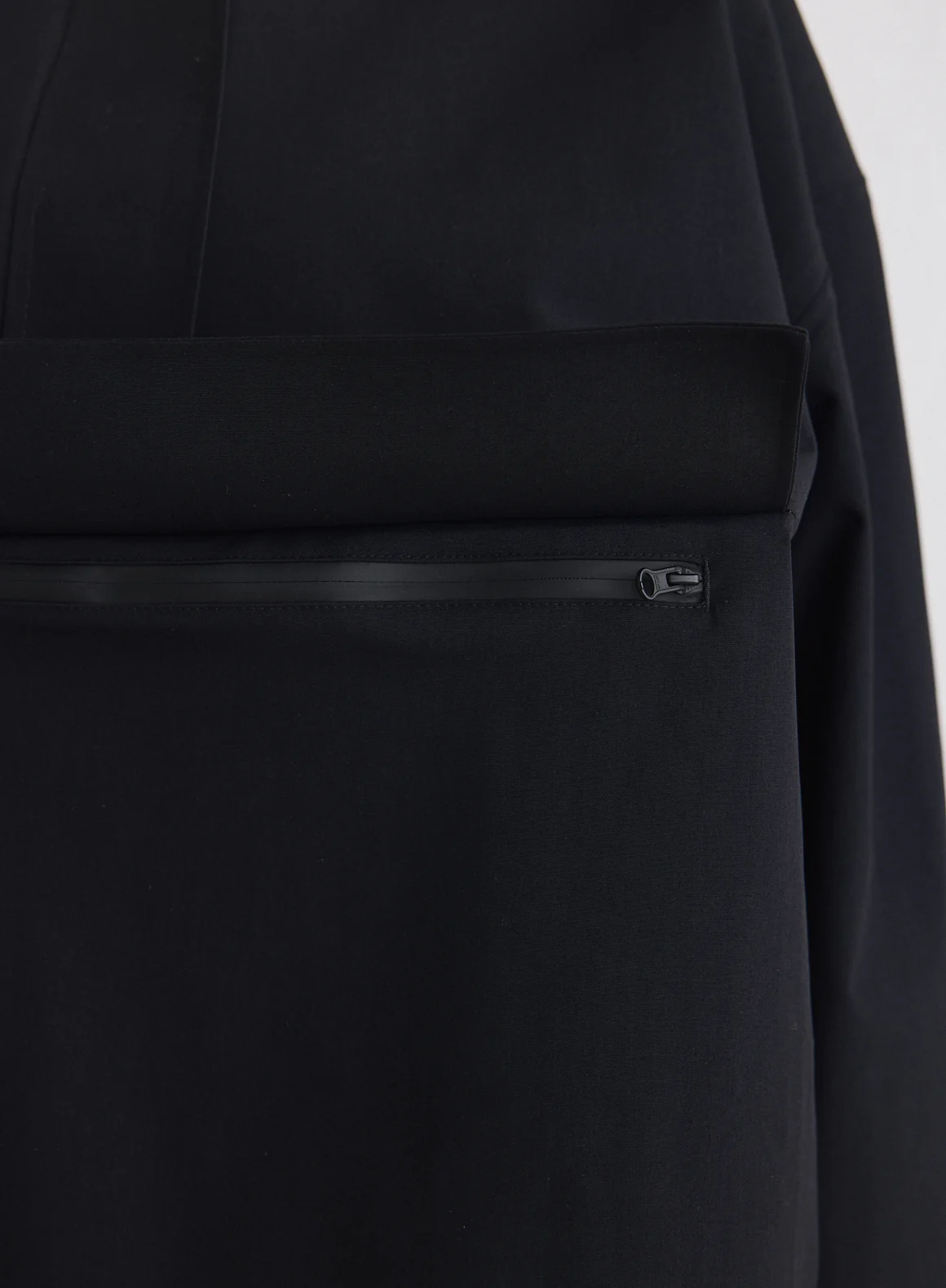 Black Waterproof Oversized Anorak - Image 7