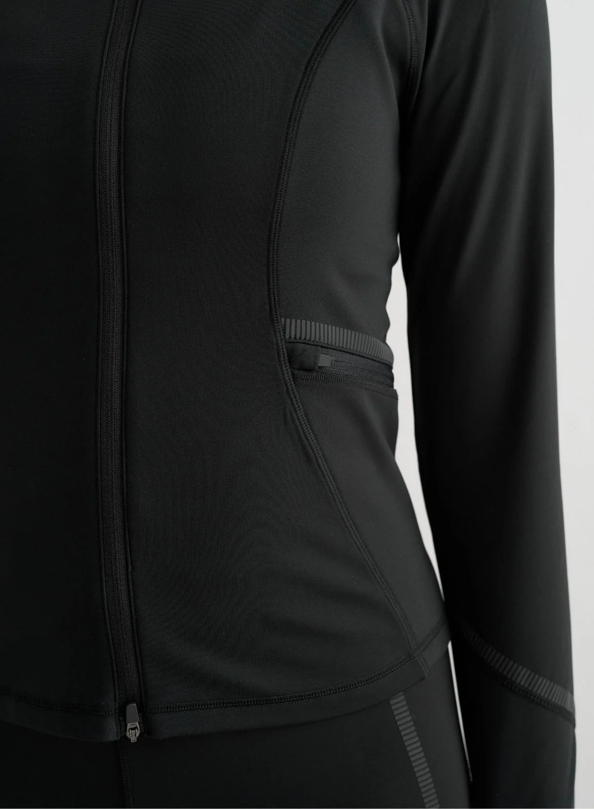 Black Reflective Warming Zip Jacket - Image 5
