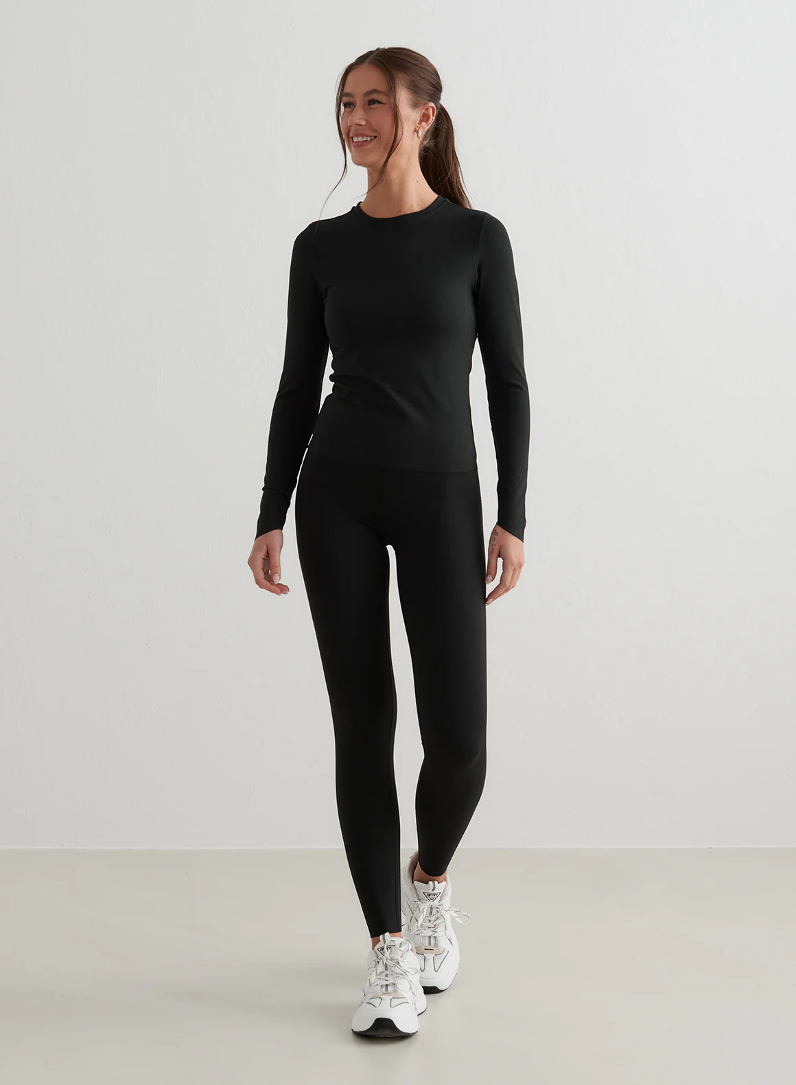 Black Sense Cutout Back Long Sleeve - Image 4
