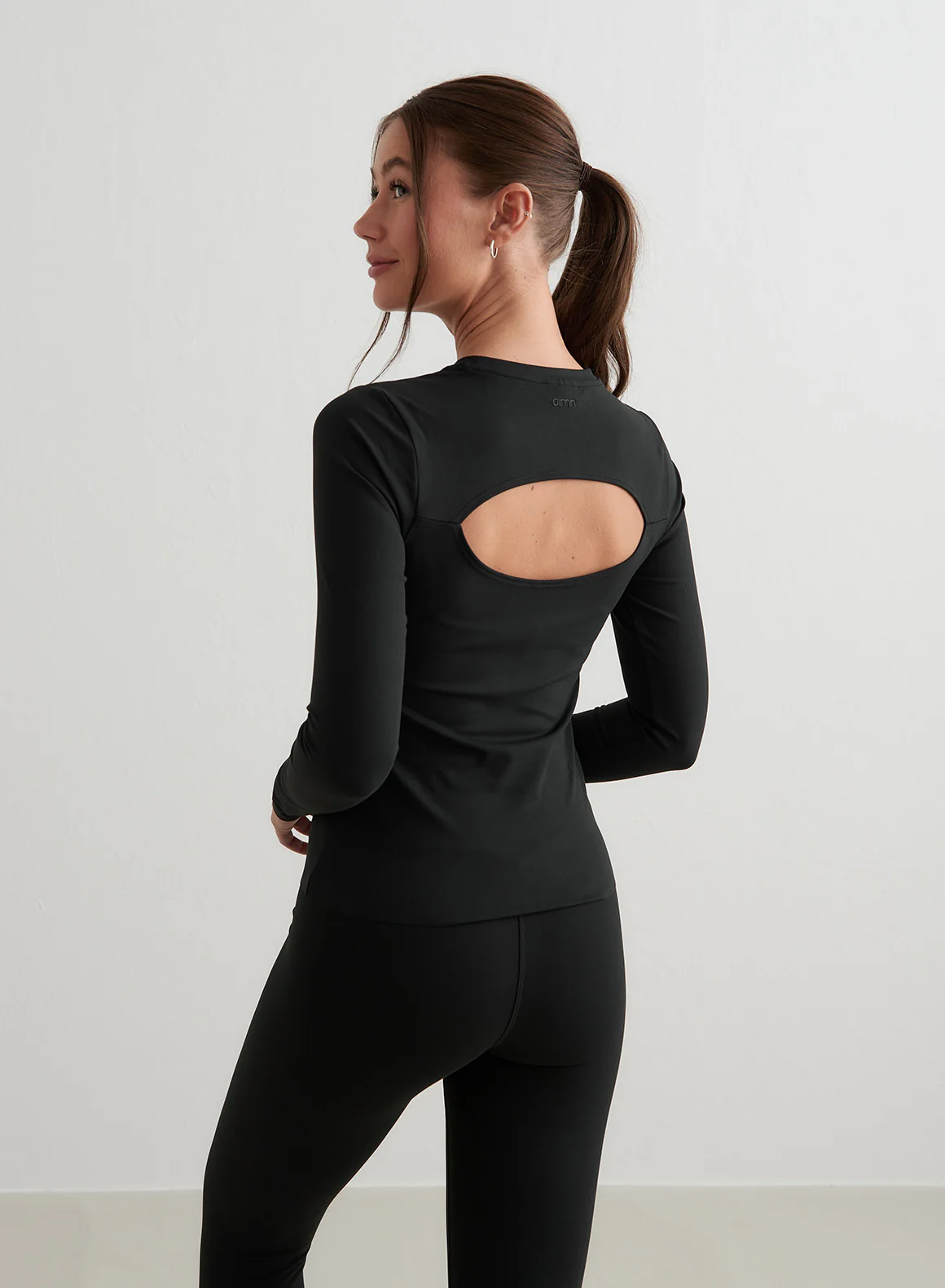 Black Sense Cutout Back Long Sleeve - Image 6