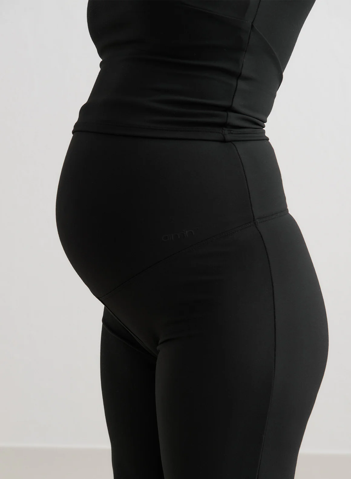 Black Sense Maternity Wide Pants - Image 3