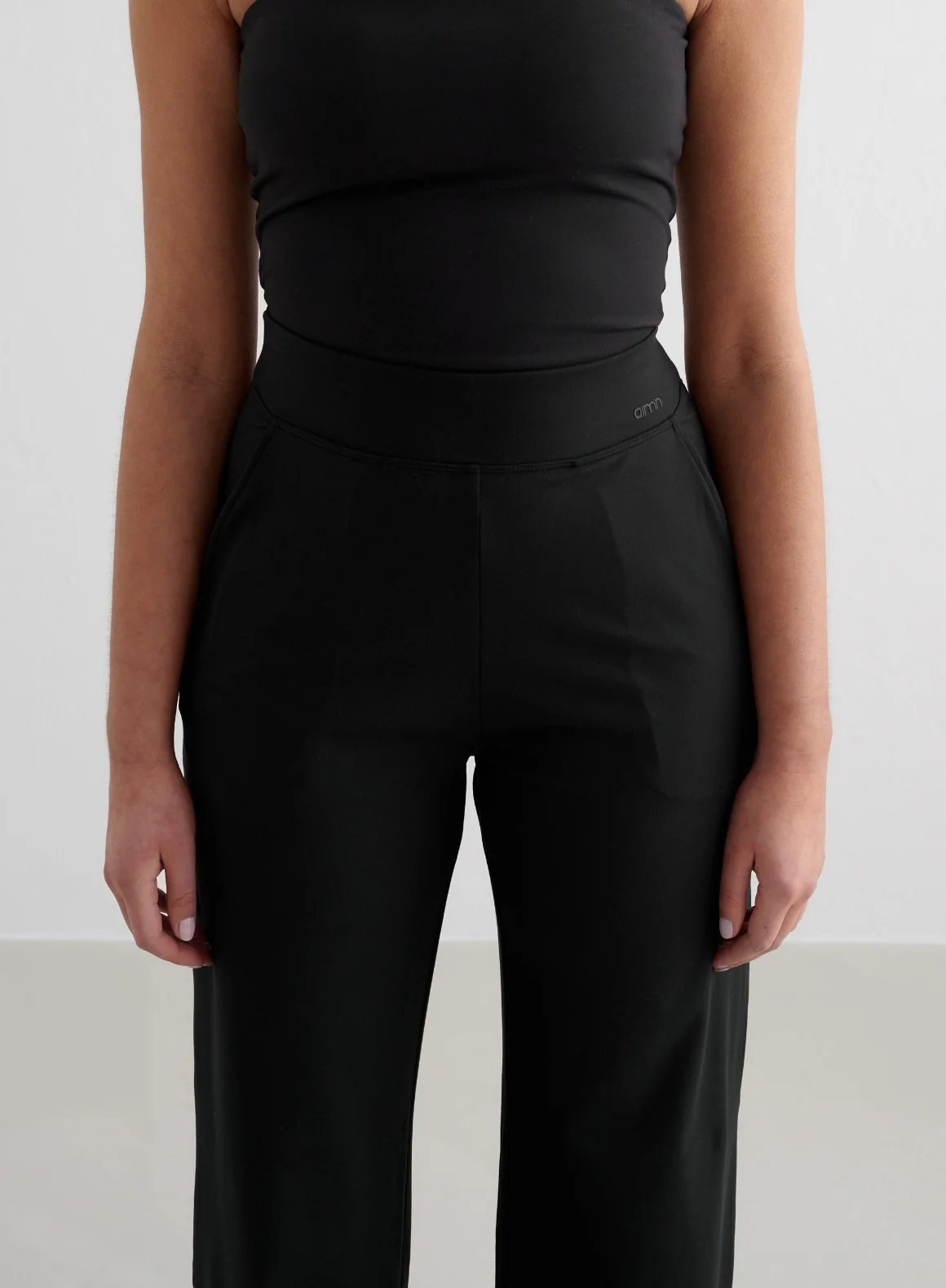 Black Sense Wide Pants - Image 6