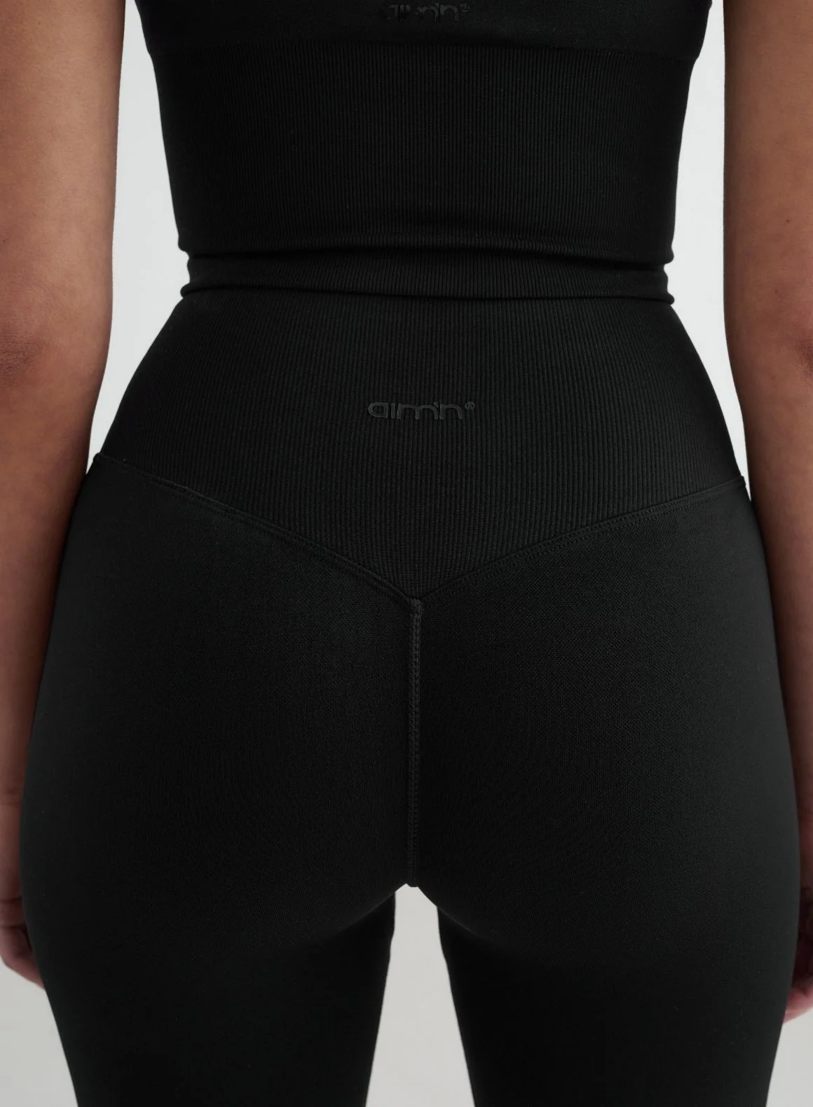 Black Shape Seamless Flare Tights - Image 8
