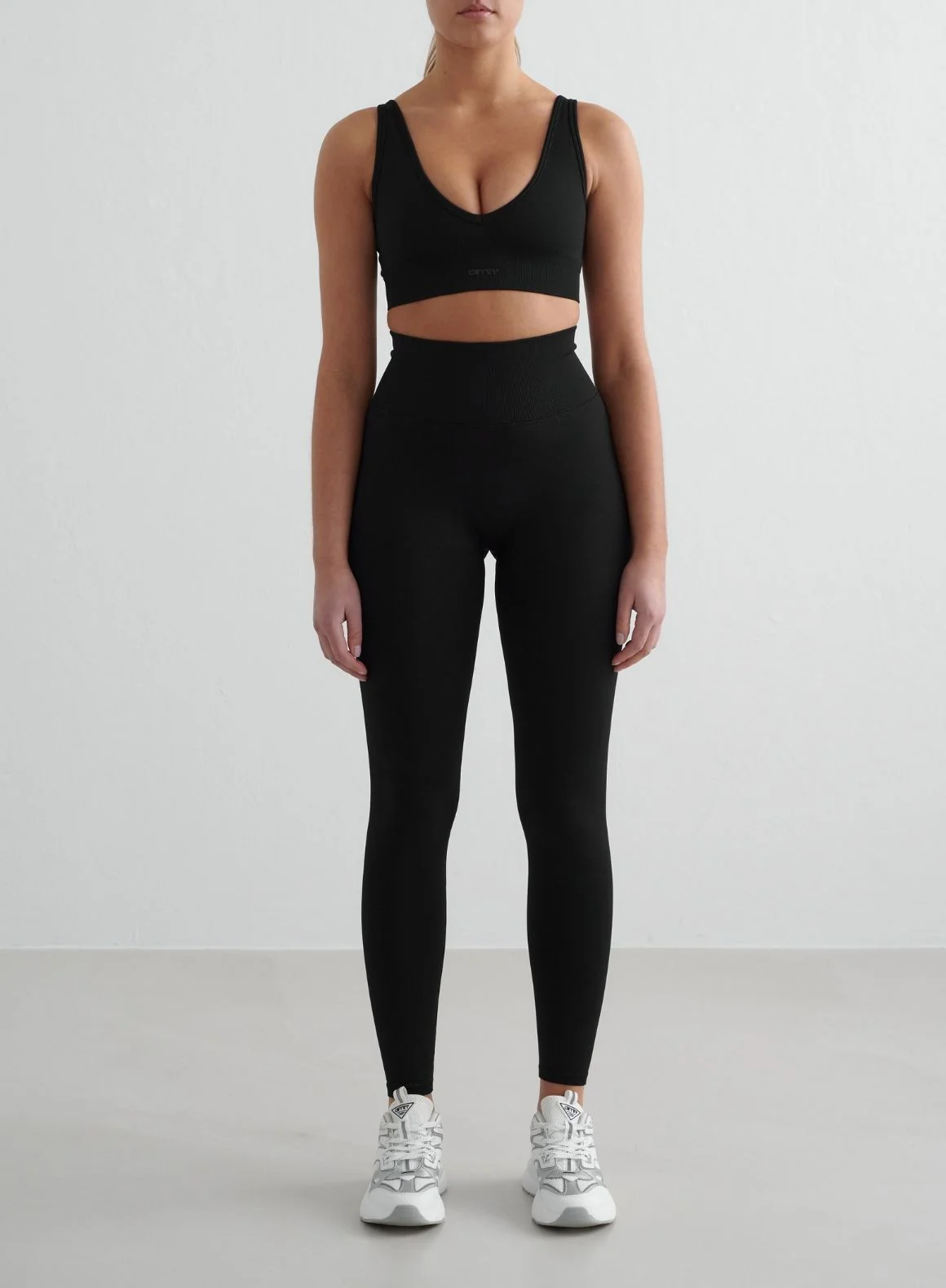 Black Shape Seamless Tights - Image 4