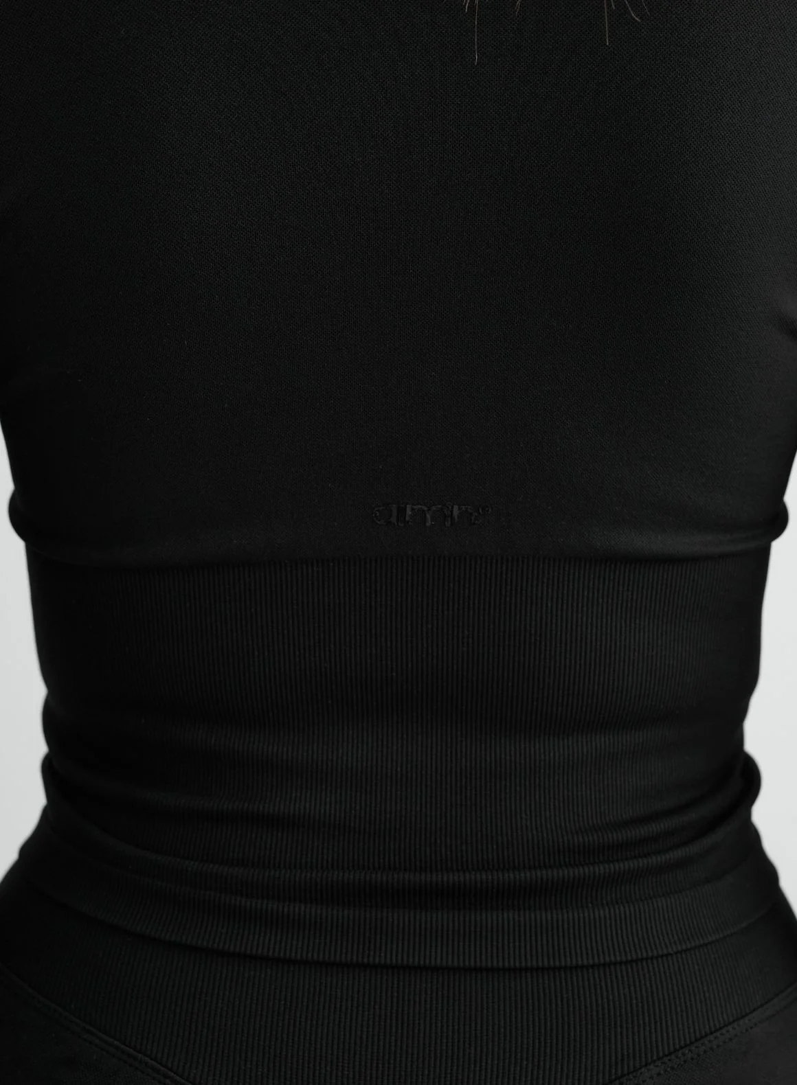 Black Shape Seamless Zip Jacket - Image 6