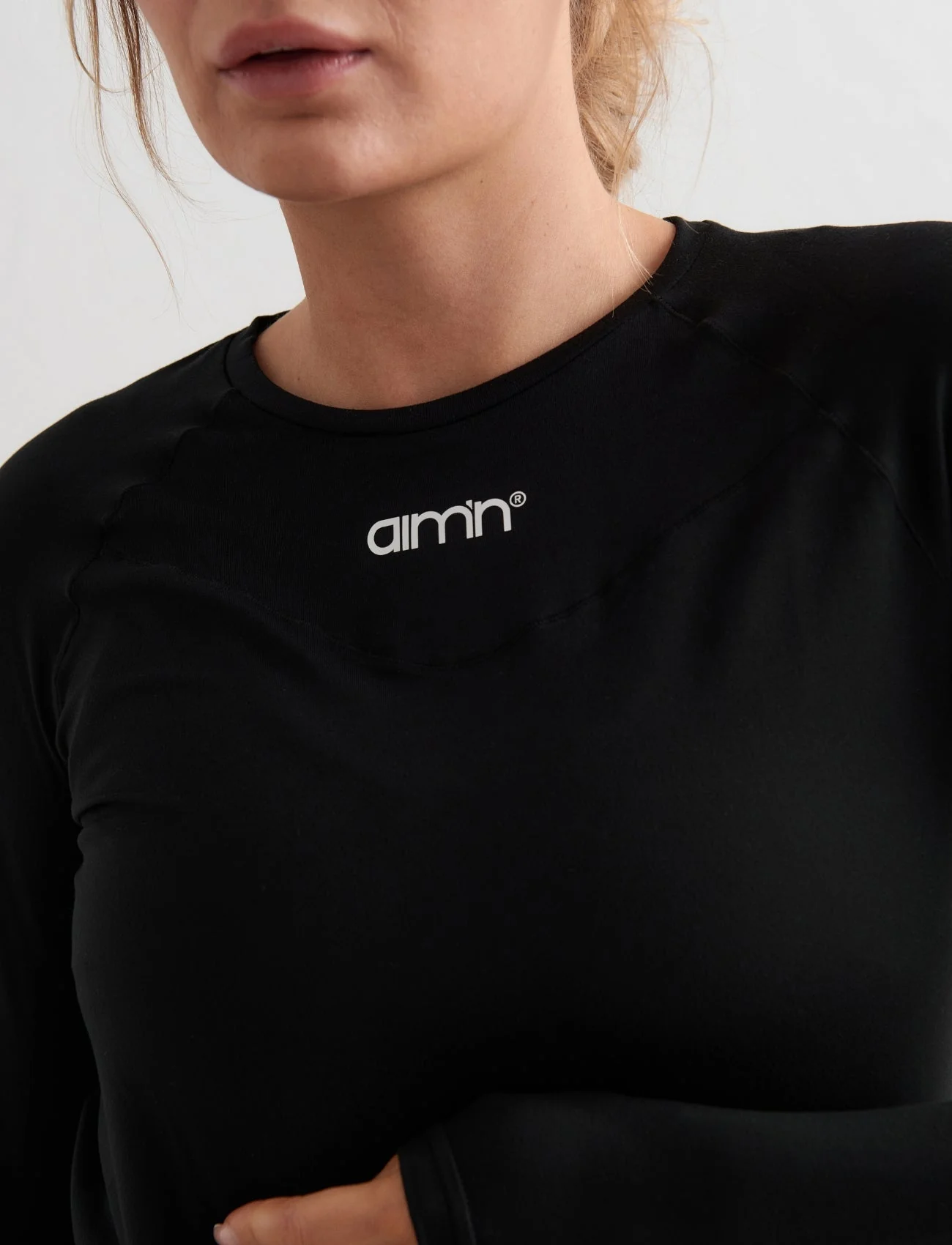 Black Soft Basic Maternity Long Sleeve - Image 6