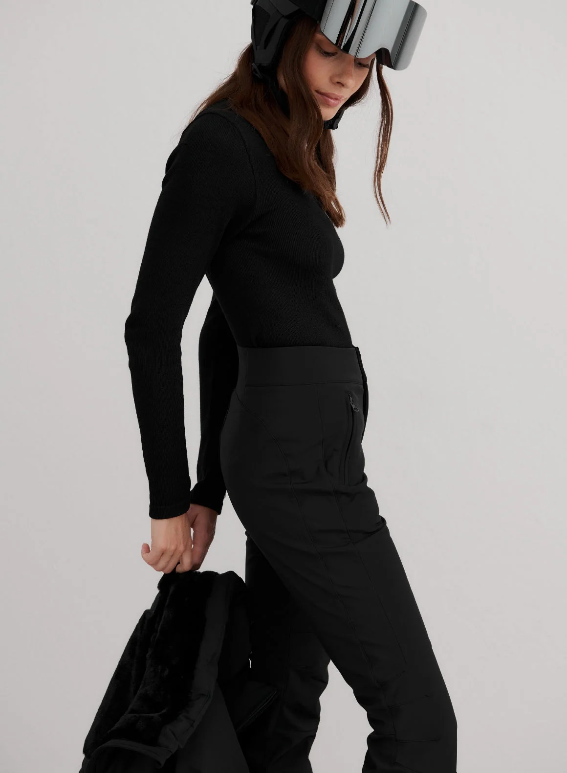 Black Stretch Thermo Pants - Image 5