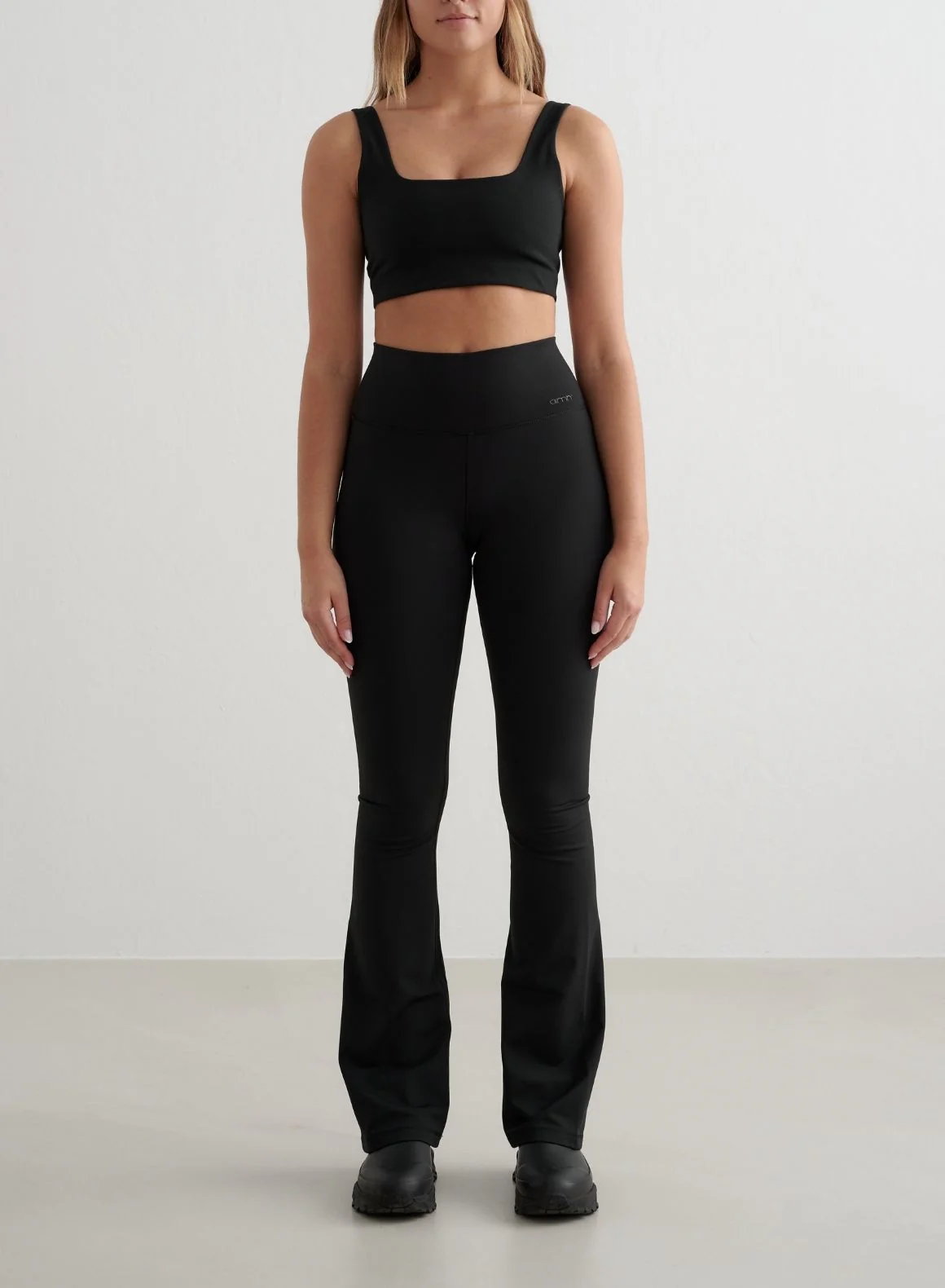Black Warming Flare Petite Tights - Image 5