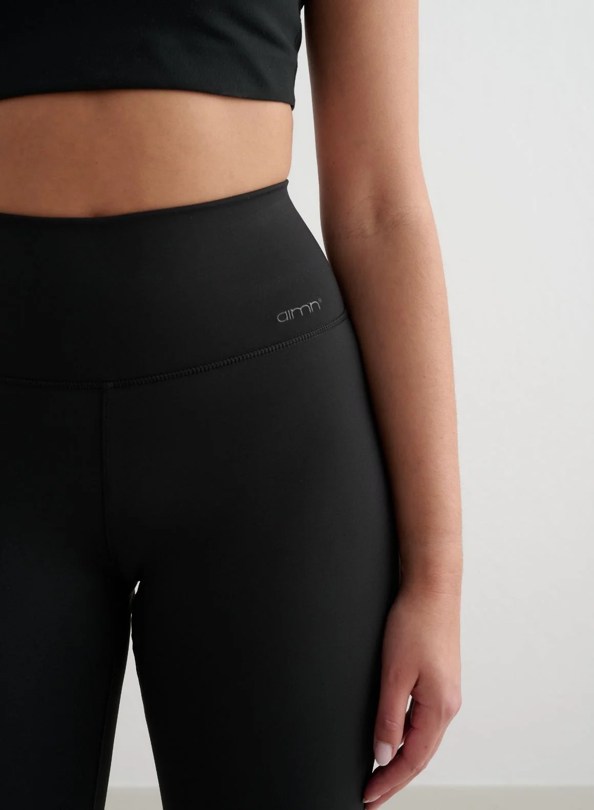 Black Warming Flare Petite Tights - Image 8