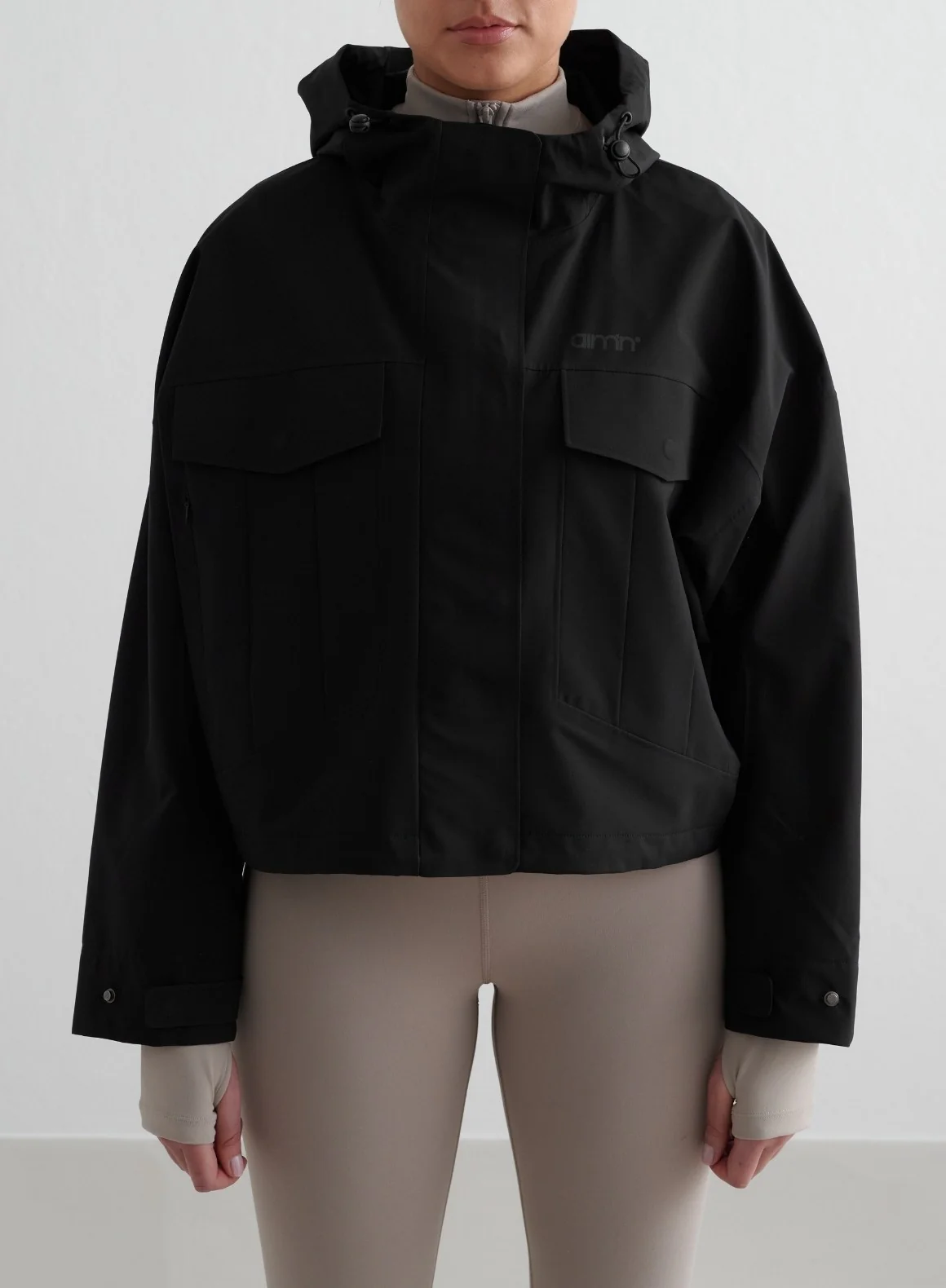 Black Waterproof Jacket - Image 2