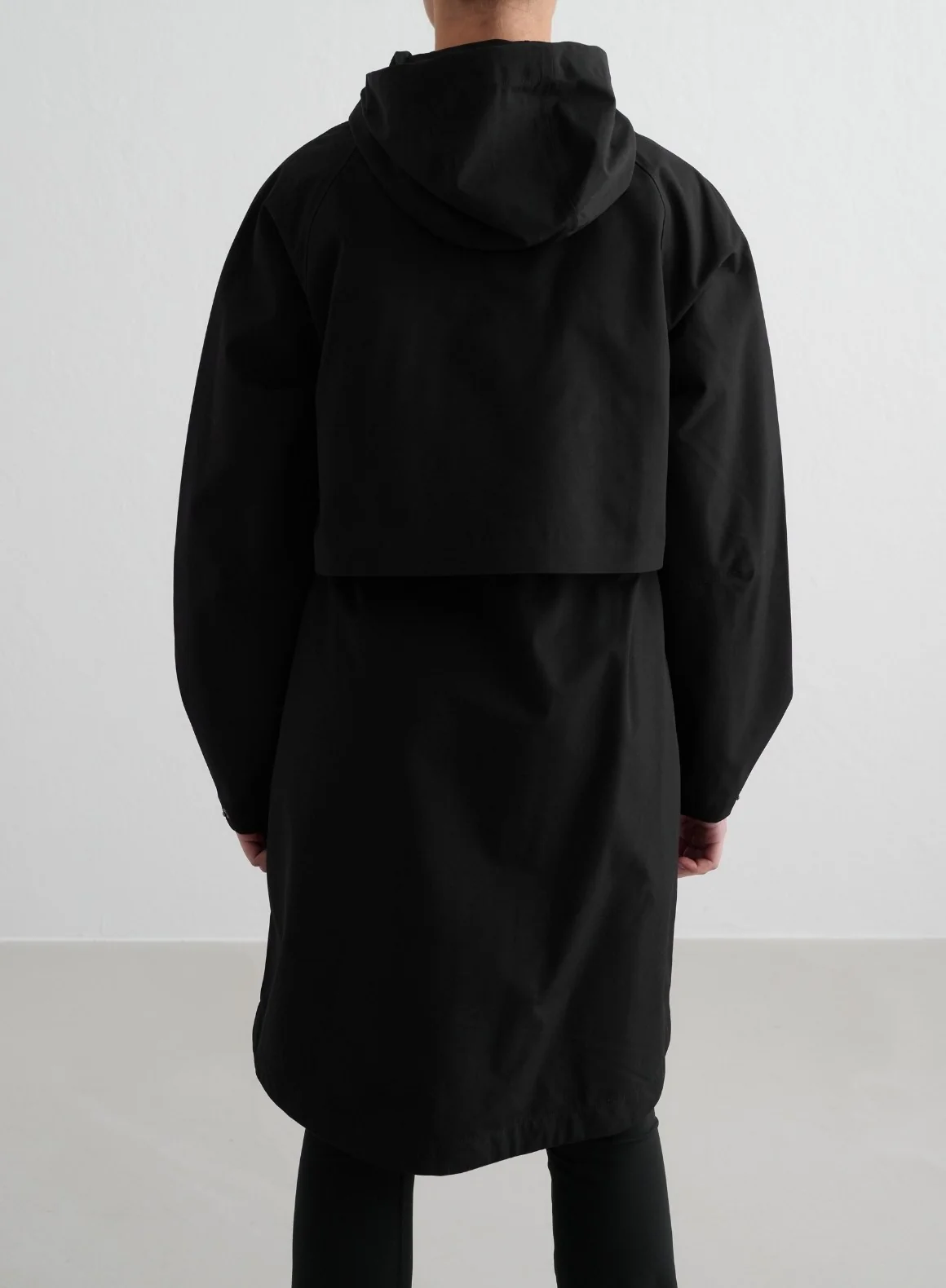 Black Waterproof Parka - Image 3