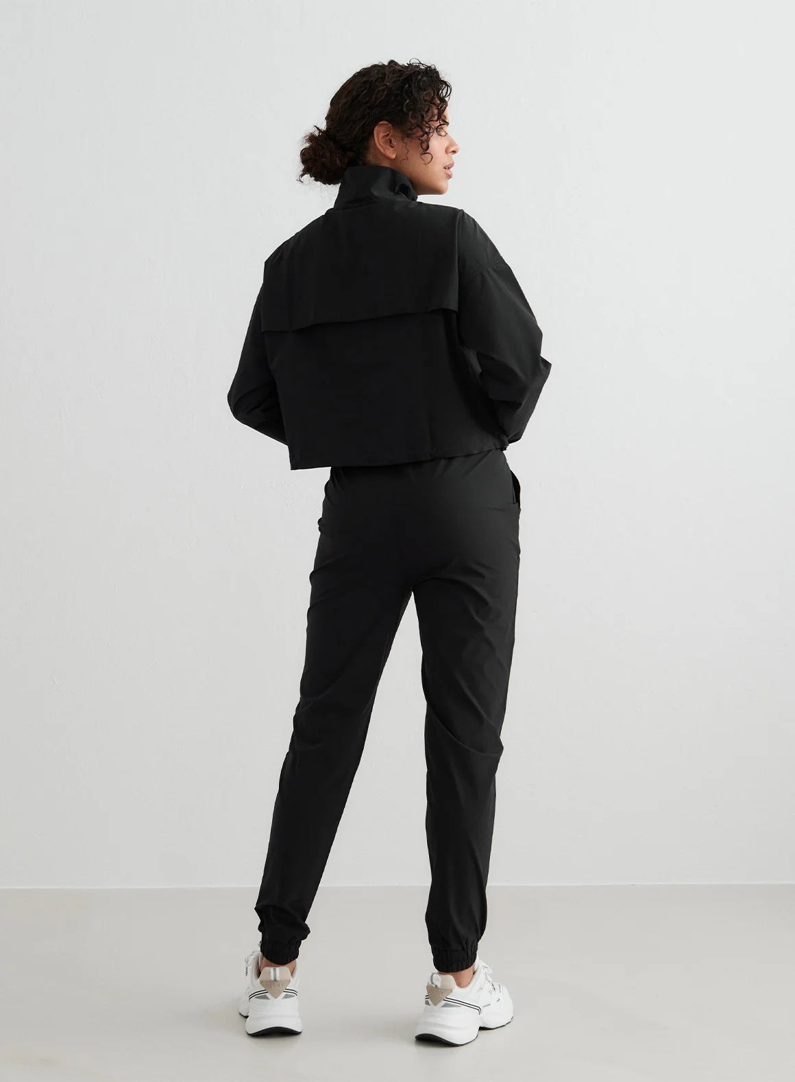 Black Windbreaker Pants - Image 3