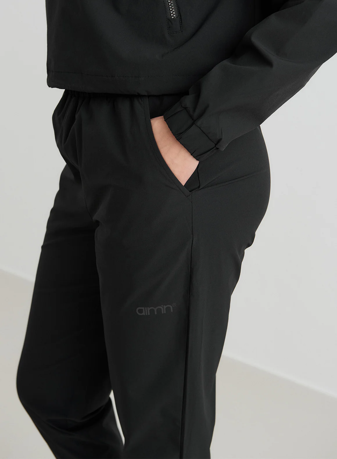 Black Windbreaker Pants - Image 4