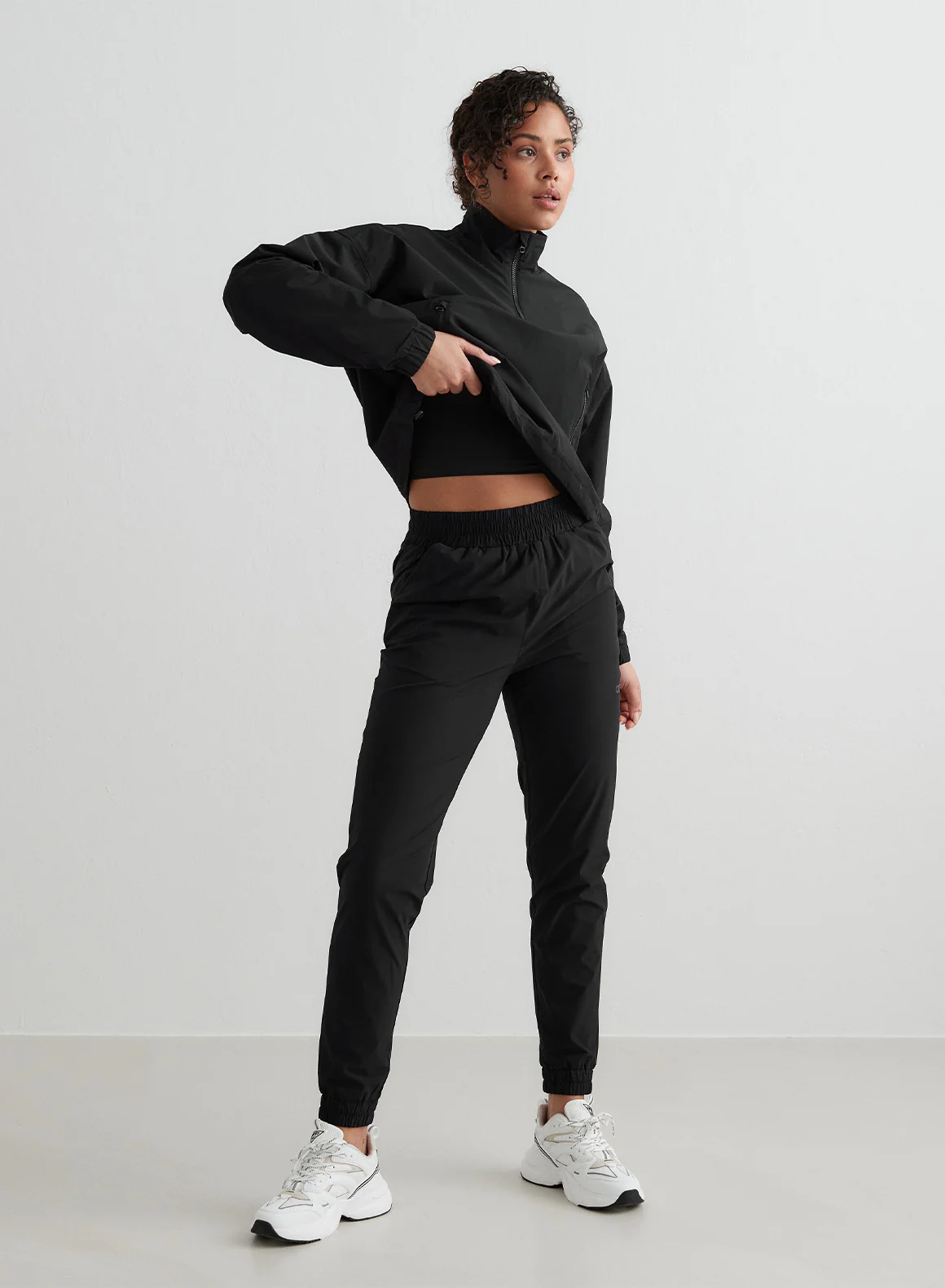 Black Windbreaker Pants - Image 6