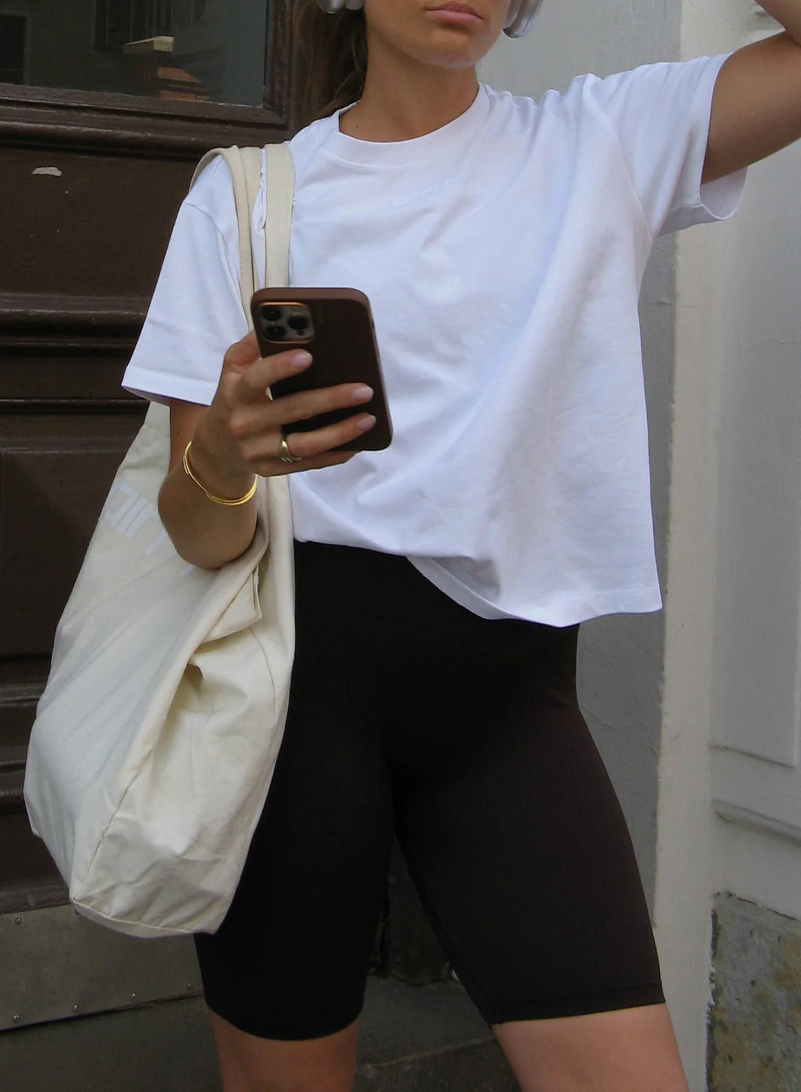 Cacao Ribbed Seamless Biker Shorts - Image 7