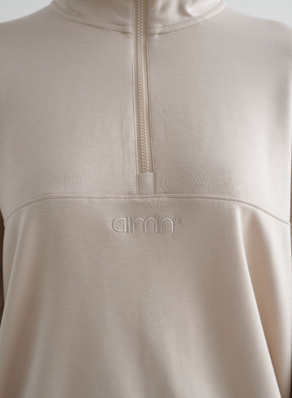 Café Au Lait Comfy Modal Half Zip - Image 6
