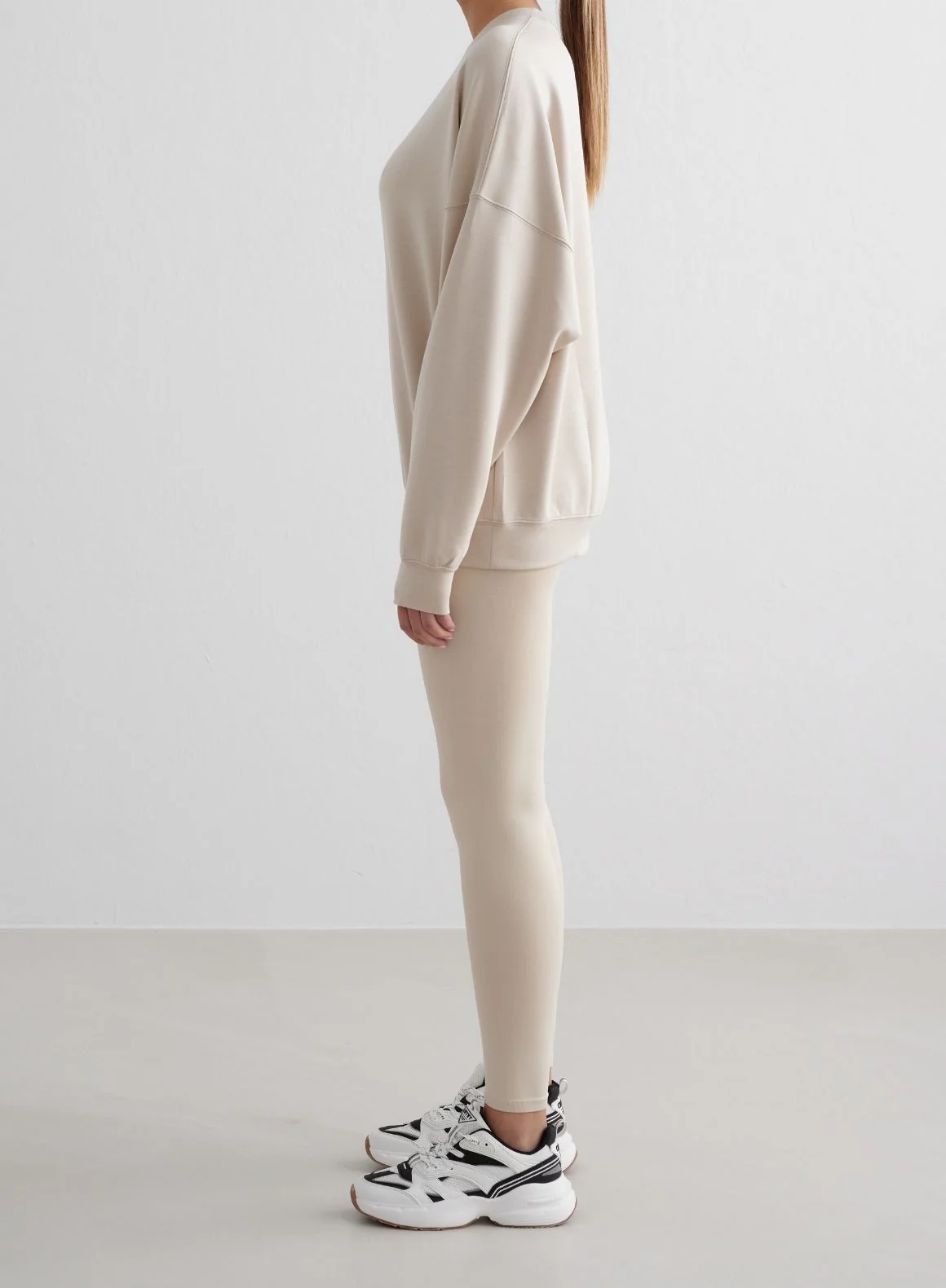 Café Au Lait Comfy Modal Sweatshirt - Image 5