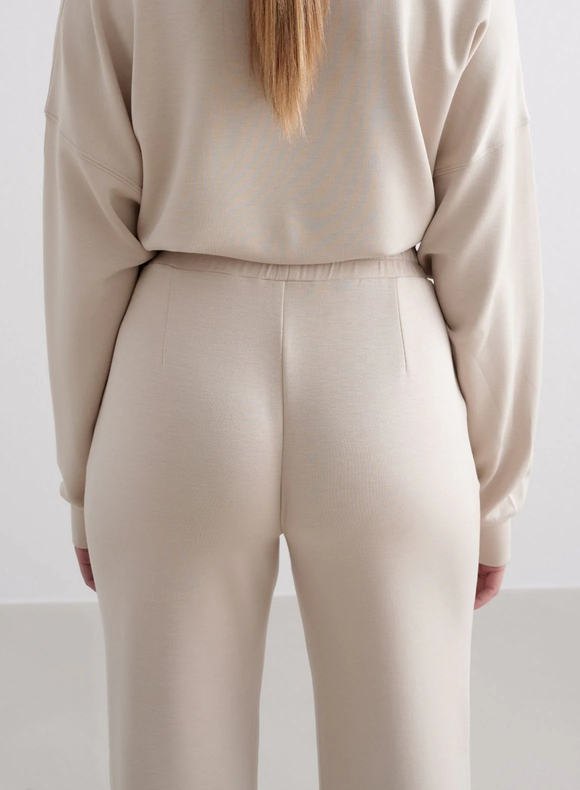 Café Au Lait Comfy Modal Wide Pants - Image 4