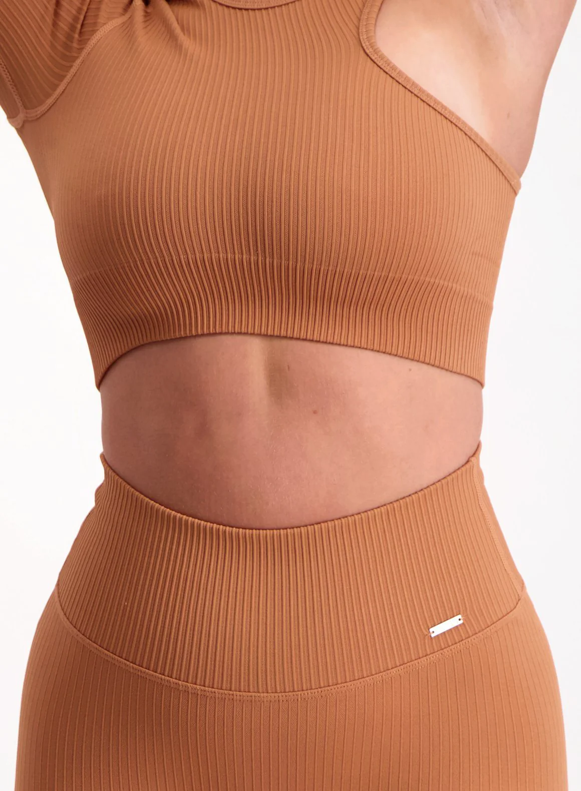 Cayenne Ribbed Seamless Cutout Crop Long Sleeve - Image 5