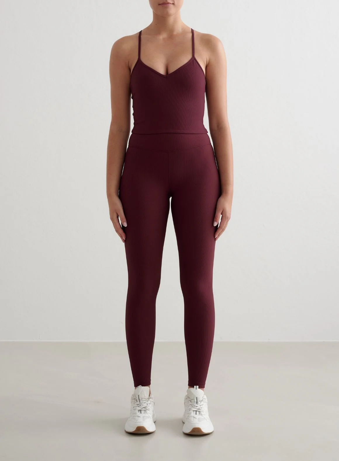 Cherry Ribbed Performance Bralette - Image 5