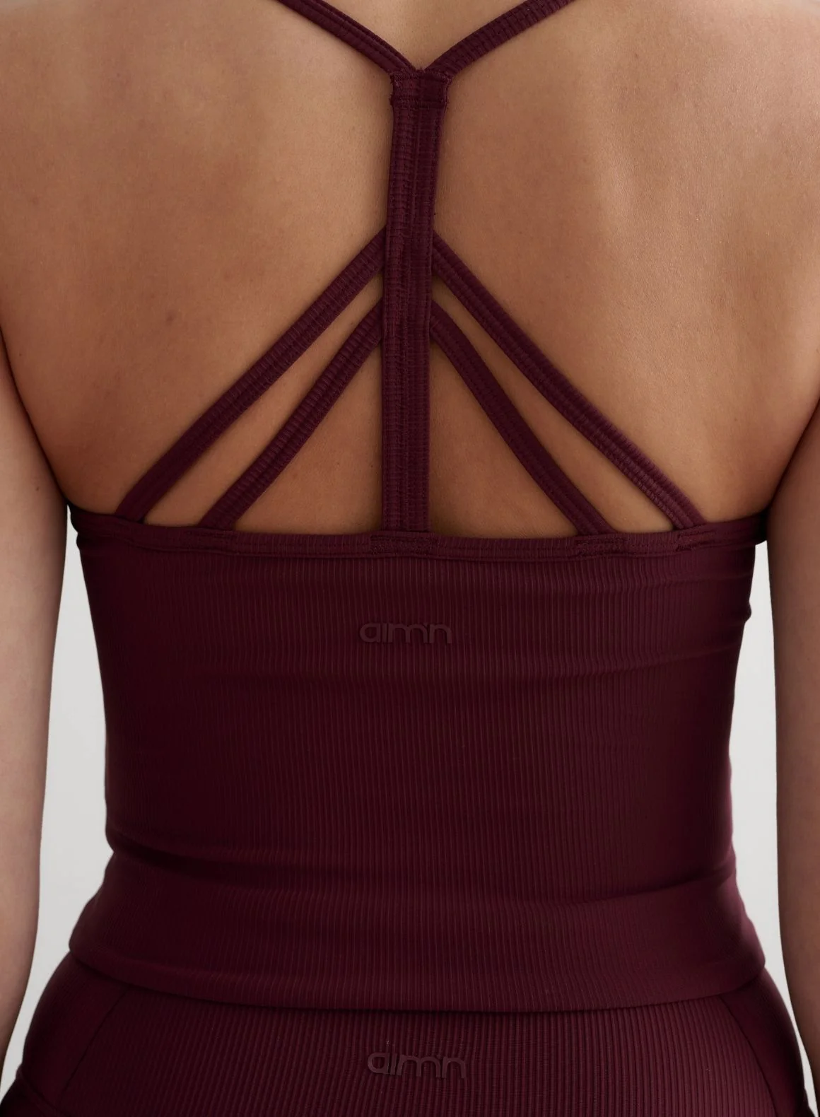 Cherry Ribbed Performance Bralette - Image 6