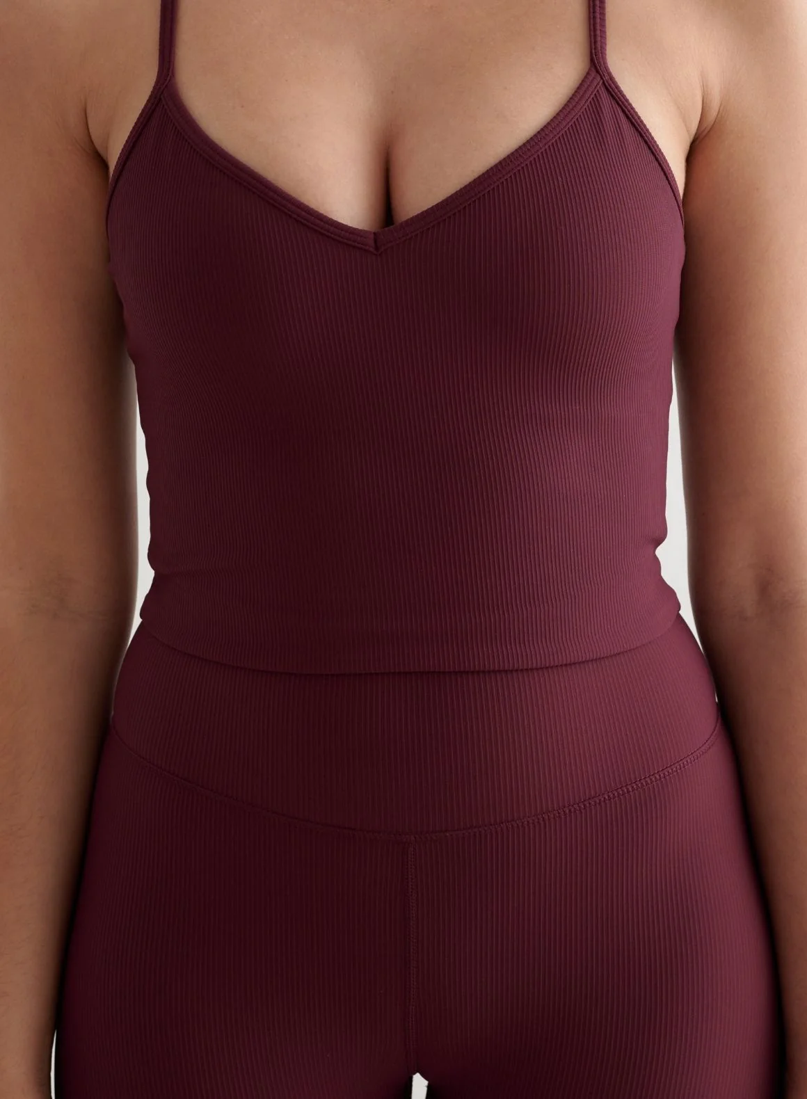Cherry Ribbed Performance Bralette - Image 7