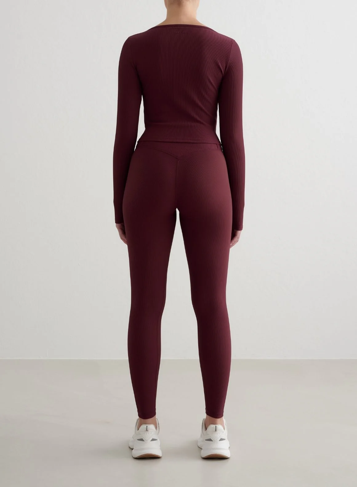 Cherry Ribbed Performance Zipped Cardigan - Image 5
