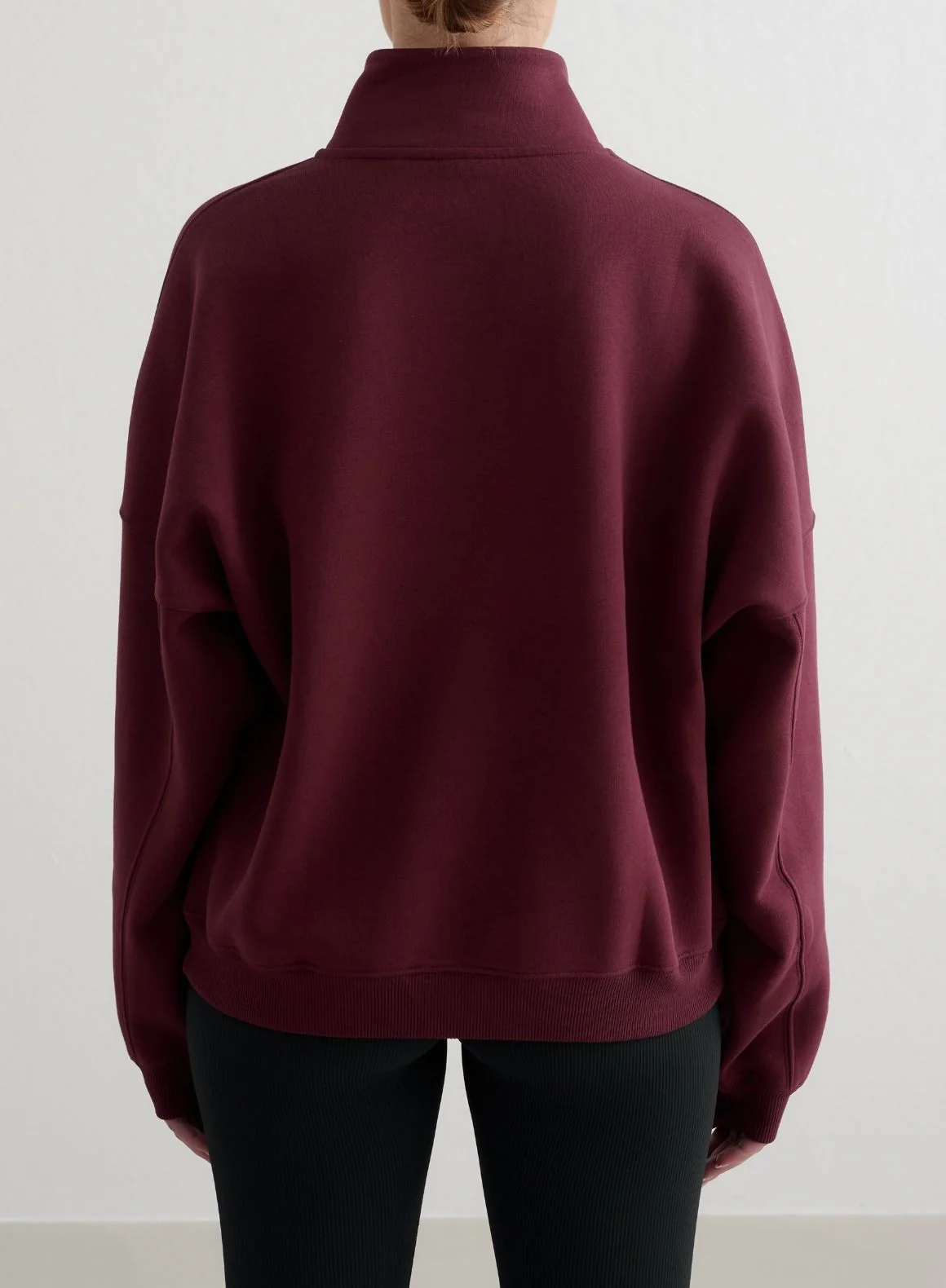 Cherry Varsity Sweat Half Zip - Image 3