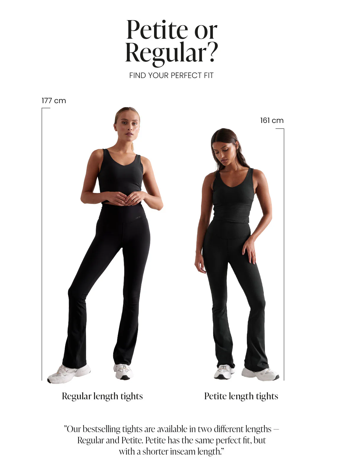 Black Sense Flare Tights - Image 7