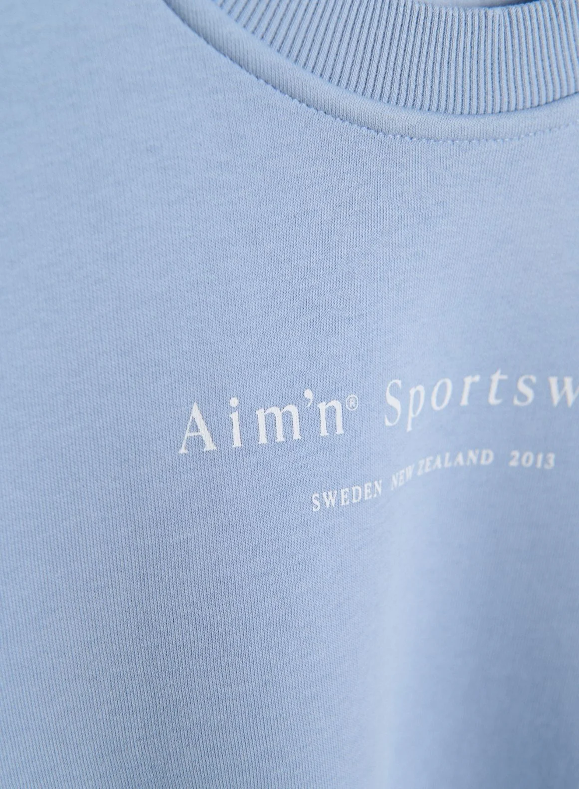 Cloudy Blue Serif Sweatshirt - Image 8