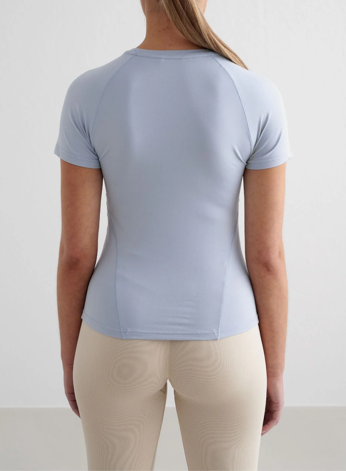 Cloudy Blue Soft Basic Short Sleeve - Image 2