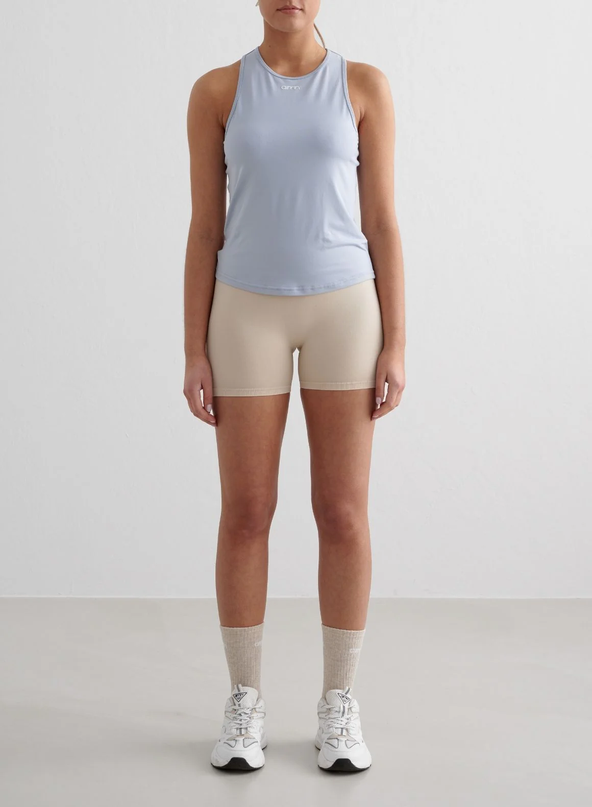 Cloudy Blue Soft Basic Singlet - Image 3