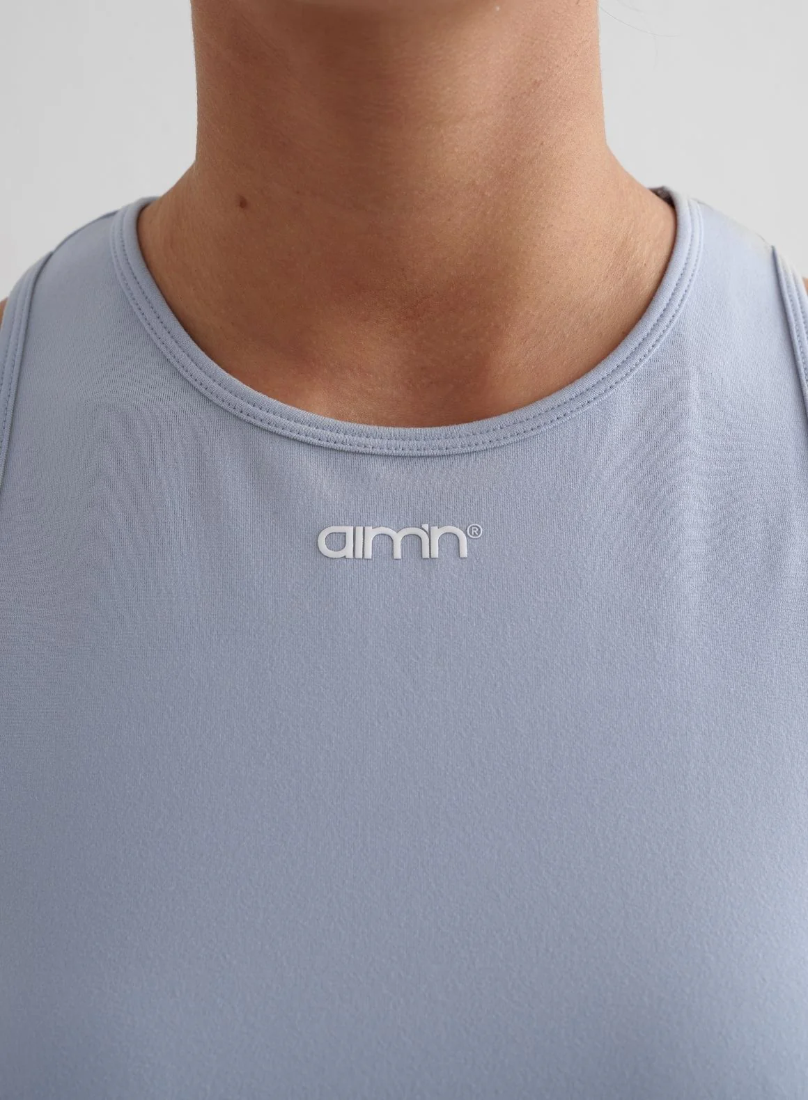 Cloudy Blue Soft Basic Singlet - Image 5